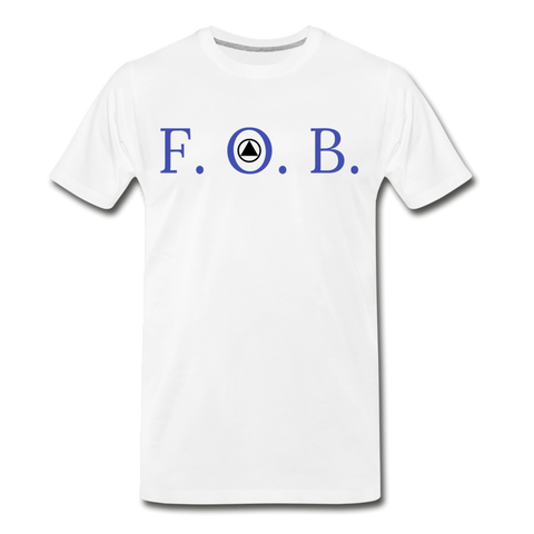 FOB (Color Design) Premium TShirt - white