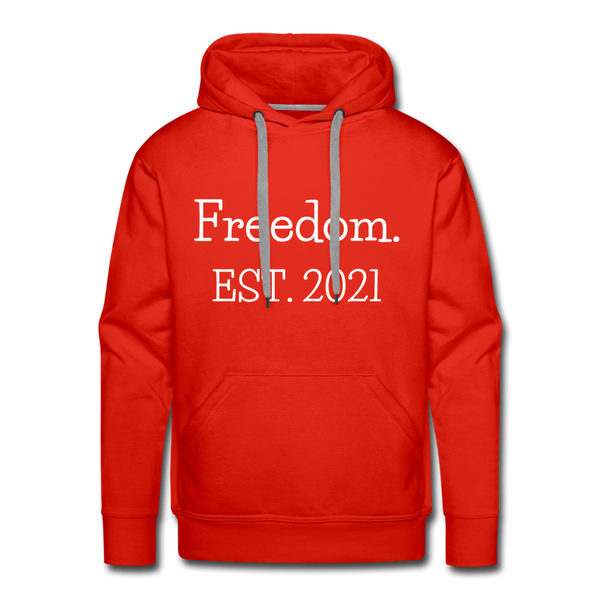 Freedom. EST. 2021 Premium Hoodie - red