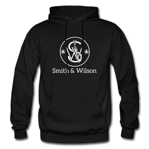Smith & Wilson Hoodie (Front & Back with Slogan) - black