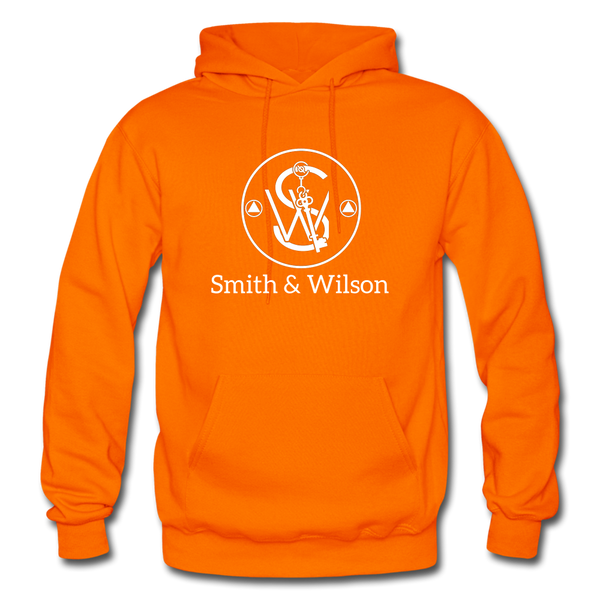 Smith & Wilson Hoodie (Front & Back with Slogan) - orange