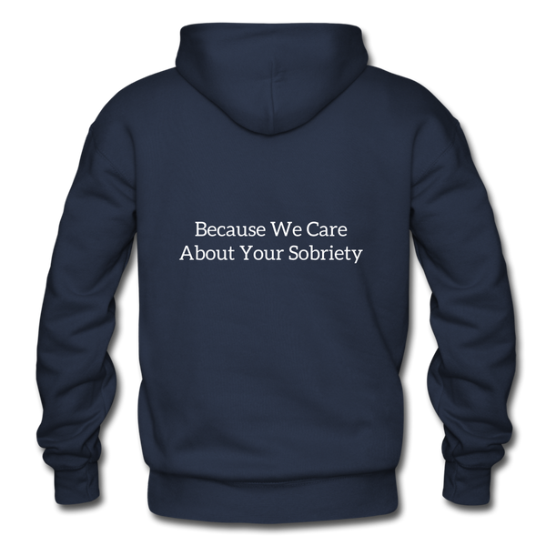 Smith & Wilson Hoodie (Front & Back with Slogan) - navy