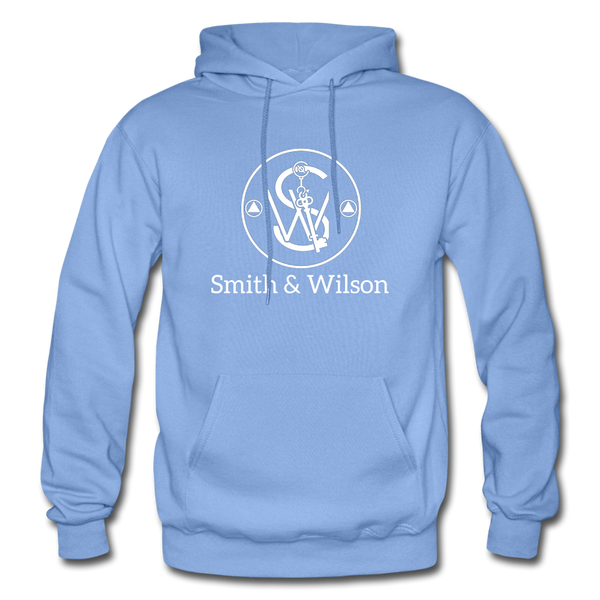 Smith & Wilson Hoodie (Front & Back with Slogan) - carolina blue