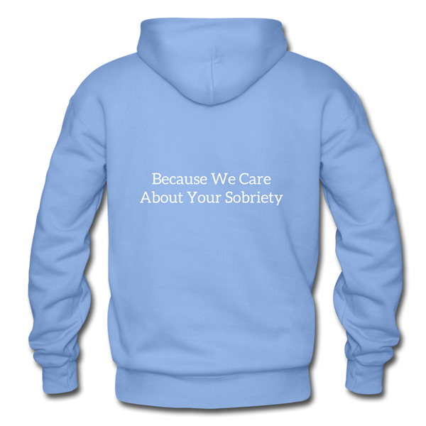 Smith & Wilson Hoodie (Front & Back with Slogan) - carolina blue