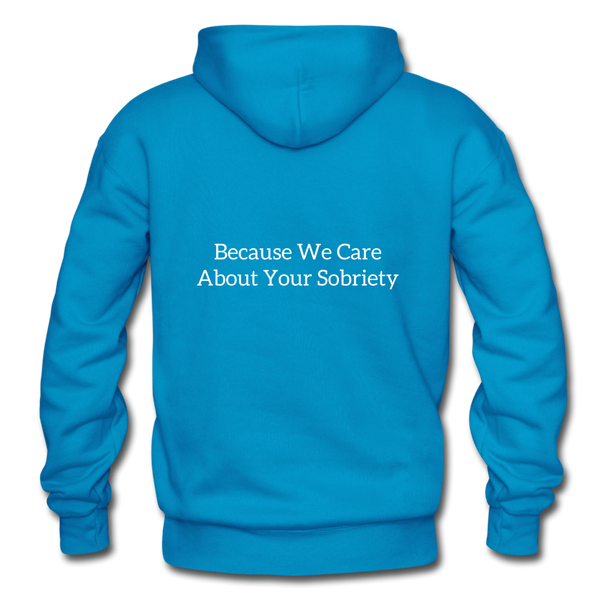 Smith & Wilson Hoodie (Front & Back with Slogan) - turquoise
