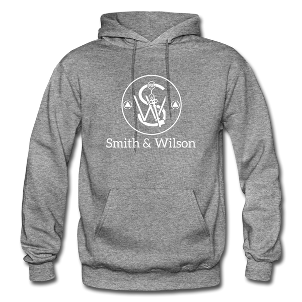 Smith & Wilson Hoodie (Front & Back with Slogan) - graphite heather