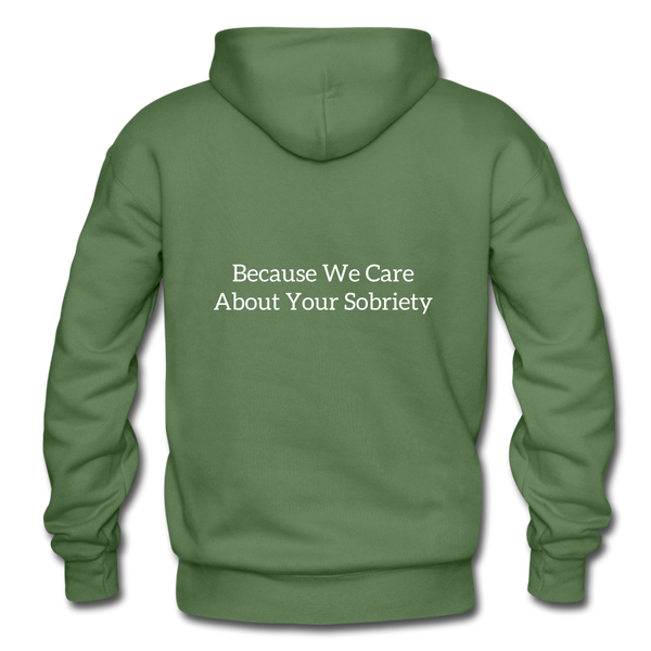 Smith & Wilson Hoodie (Front & Back with Slogan) - military green