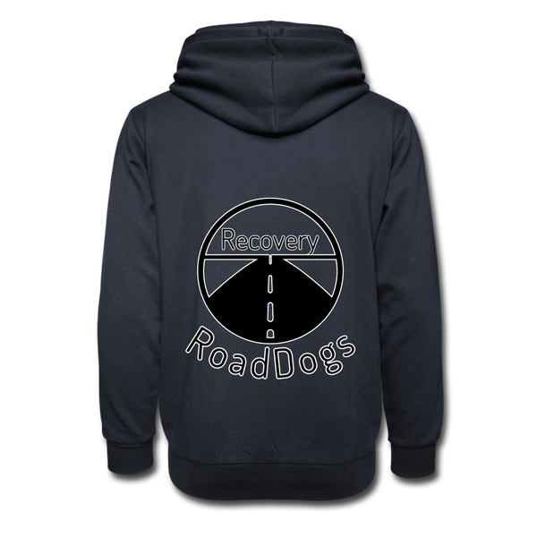 Recovery RoadDogs Shawl Collar Hoodie - navy