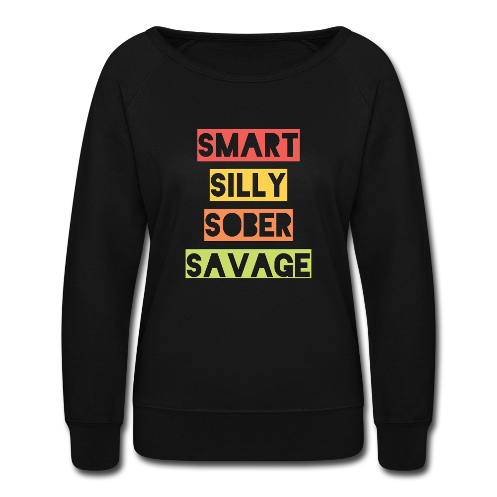Sober Savage Crewneck Sweatshirt - black