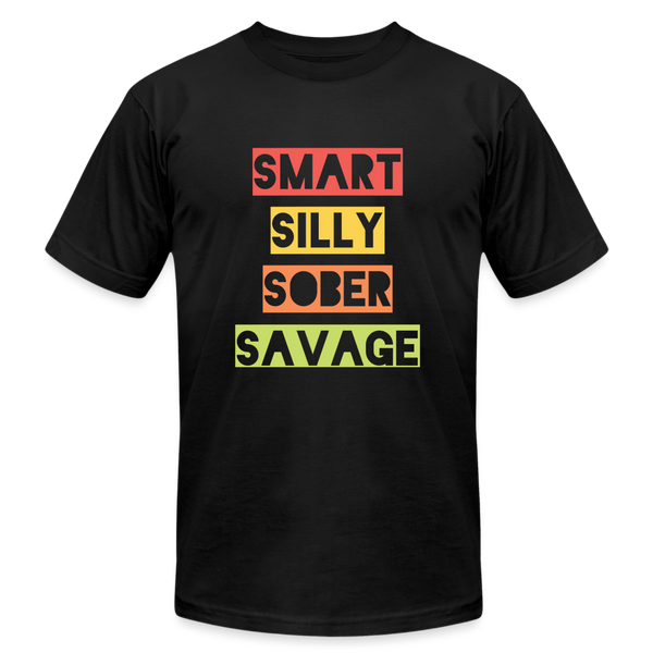 Sober Savage Unisex TShirt - black