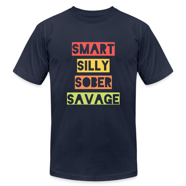 Sober Savage Unisex TShirt - navy