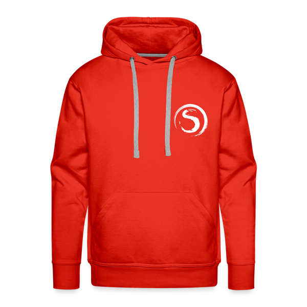 Spiritus Retreat Hoodie Logo on Front, Dragonfly on Back - red