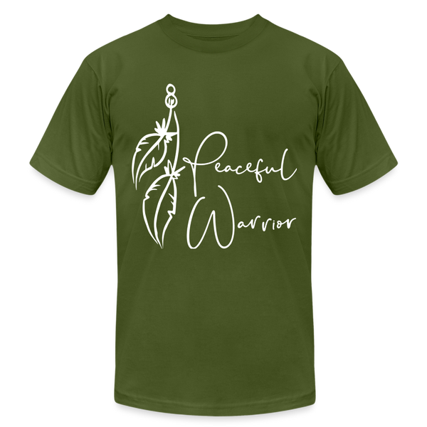 Peaceful Warrior TShirt - olive