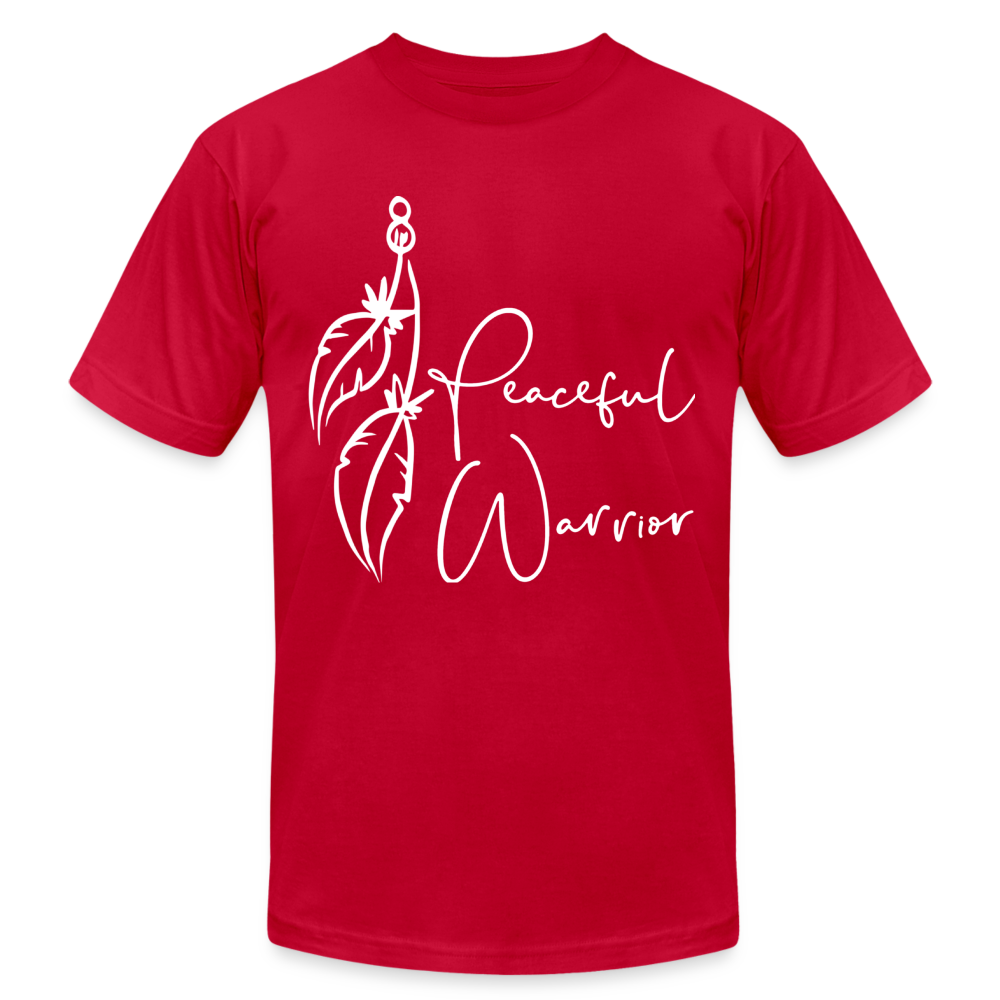 Peaceful Warrior TShirt - red