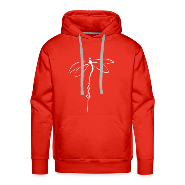 Spiritus Retreat Hoodie Spiritus Dragonfly Tail on Front - red